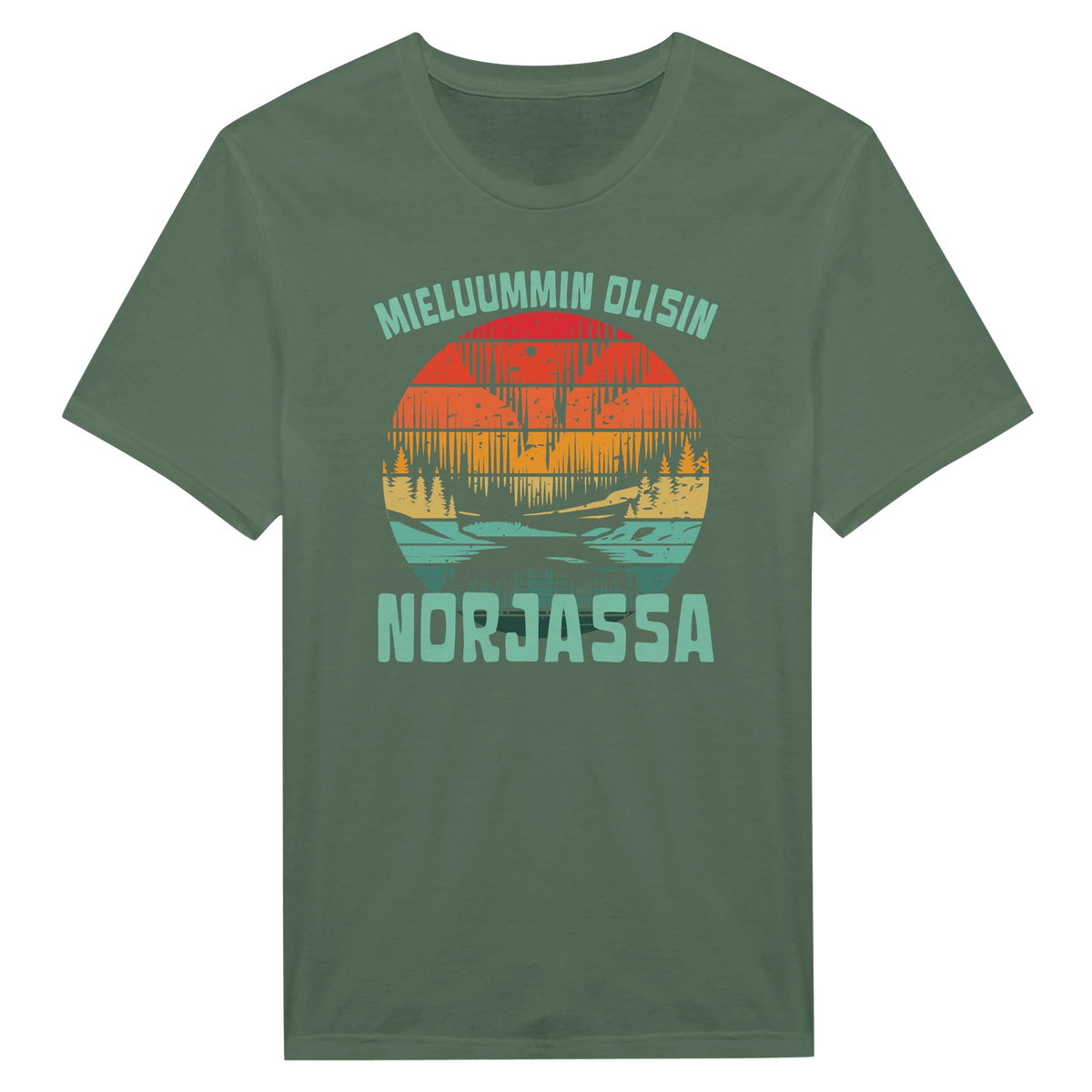 Mieluummin Olisin Norjassa - Miesten T - paita - Mun Paita