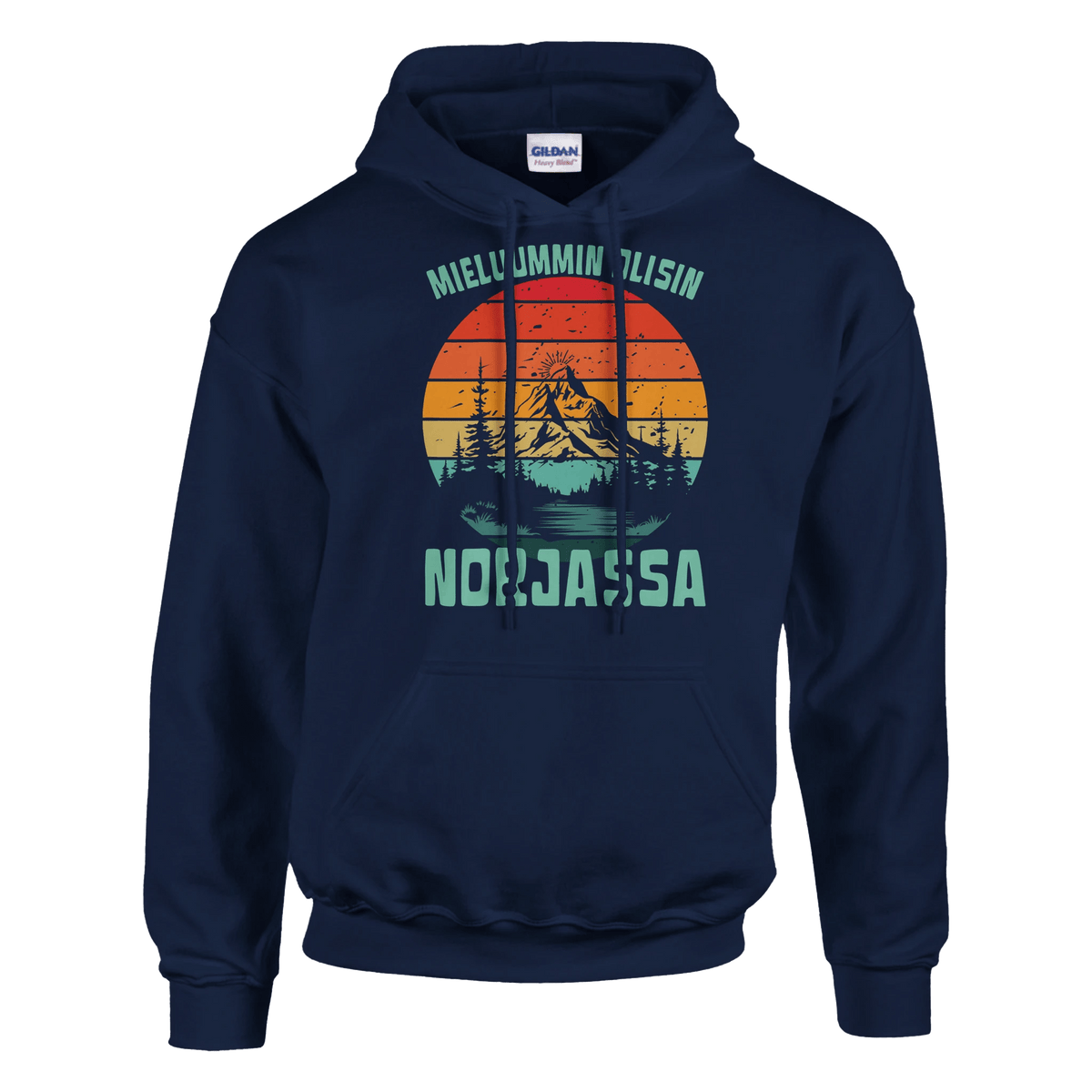 Mieluummin Olisin Norjassa v.2 - Huppari - Mun Paita