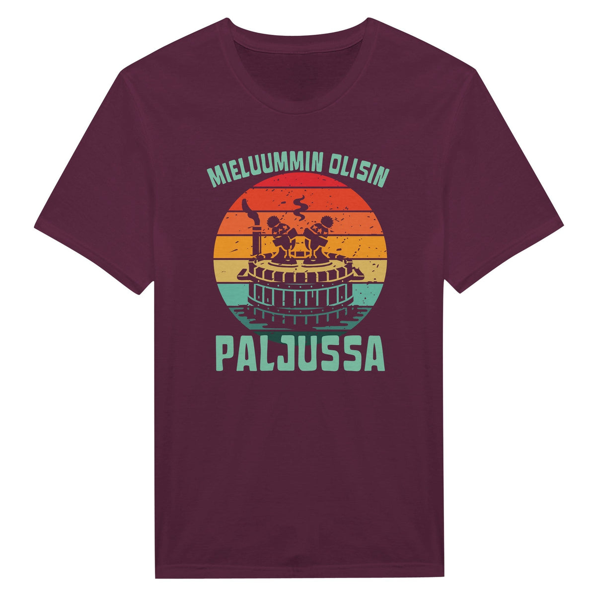 Mieluummin Olisin Paljussa - Miesten T - paita - Mun Paita