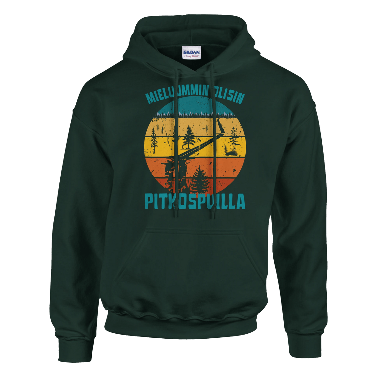 Mieluummin Olisin Pitkospuilla - Huppari - Mun Paita