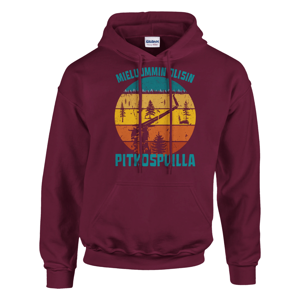 Mieluummin Olisin Pitkospuilla - Huppari - Mun Paita
