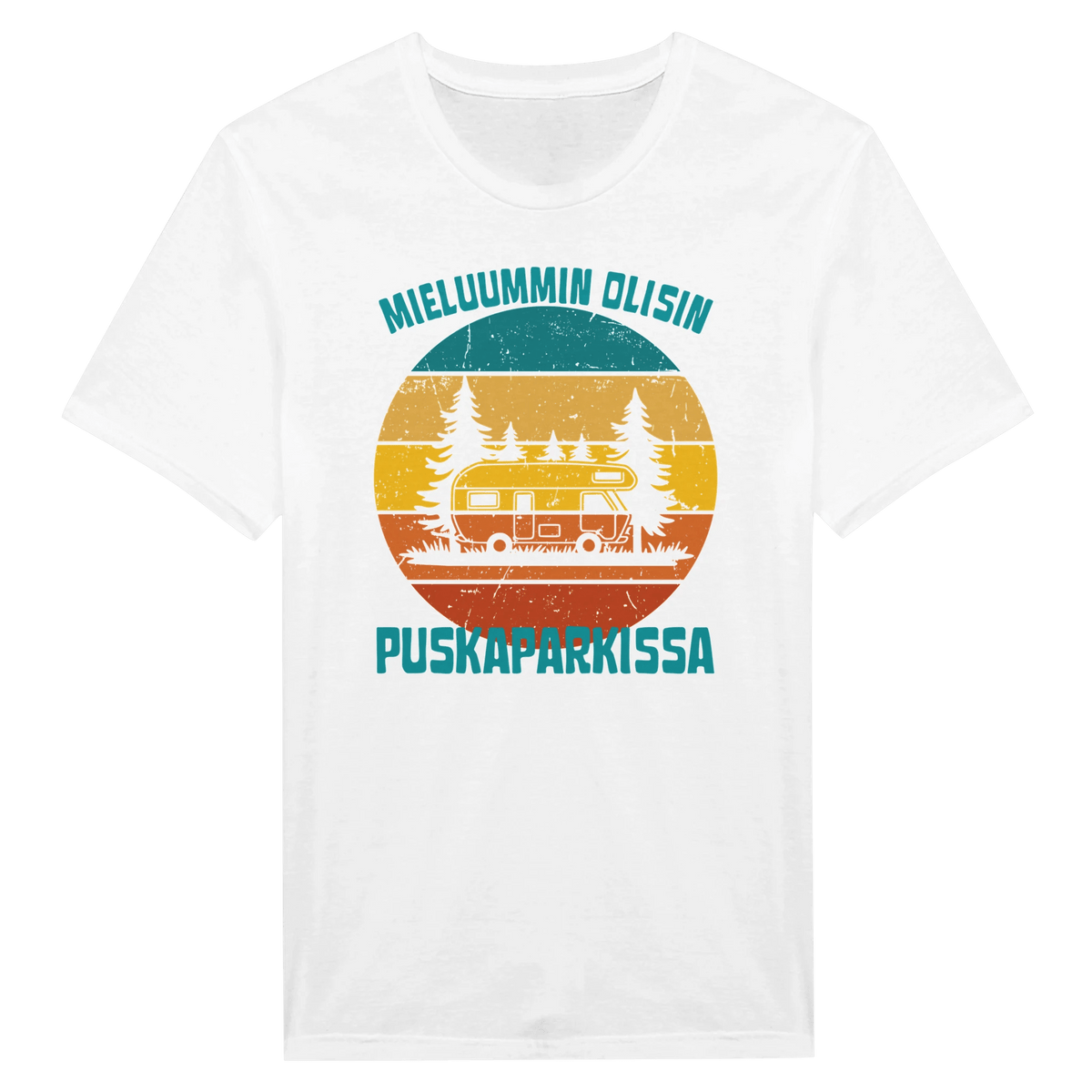Mieluummin Olisin Puskaparkissa - Miesten T - paita - Mun Paita
