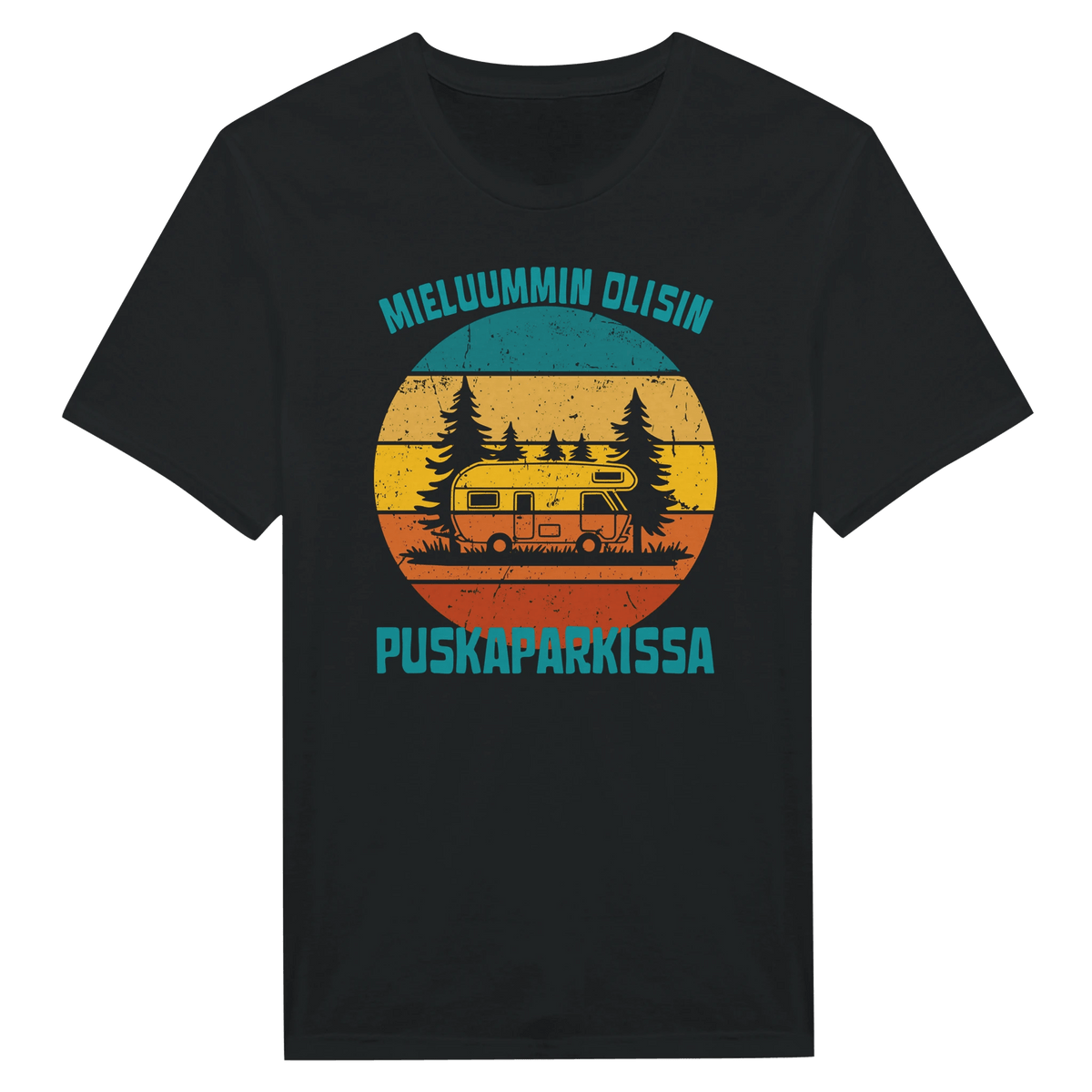 Mieluummin Olisin Puskaparkissa - Miesten T - paita - Mun Paita