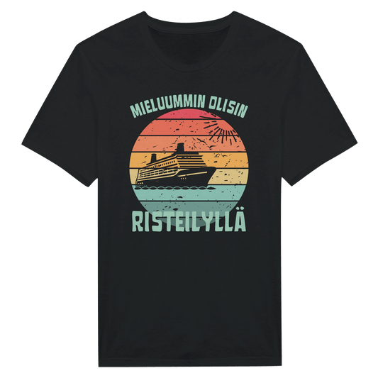 Mieluummin Olisin Risteilyllä - Miesten T - paita - Mun Paita