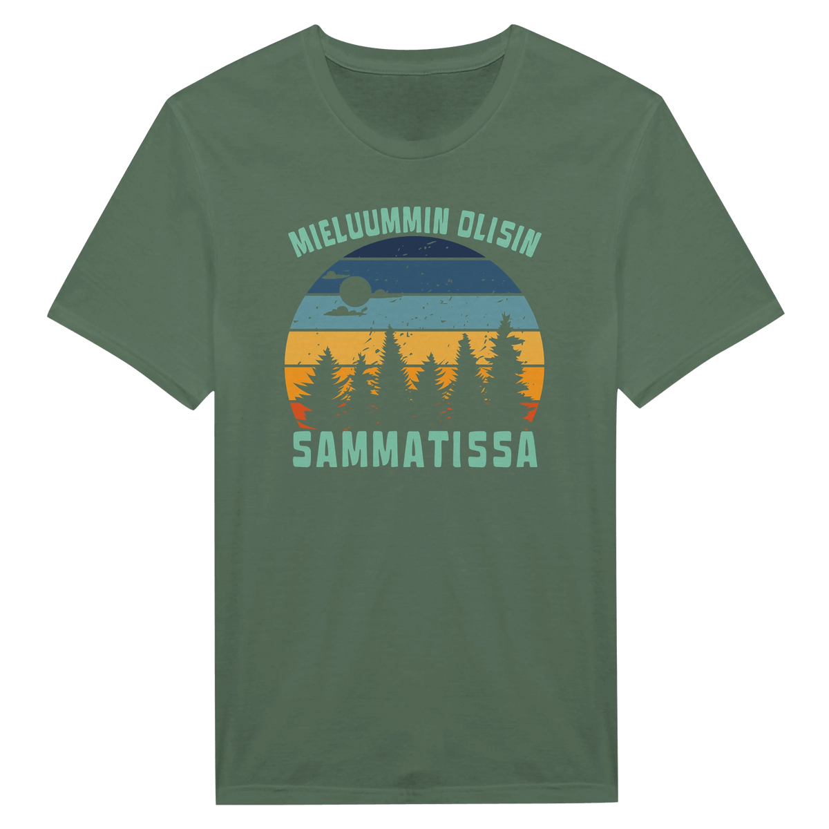 Mieluummin Olisin Sammatissa - Miesten T - paita - Mun Paita