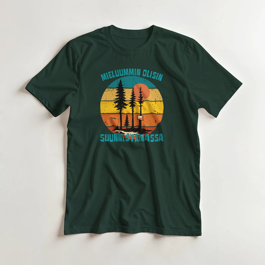 Mieluummin Olisin Suunnistamassa - 3XL - 5XL - Mun Paita