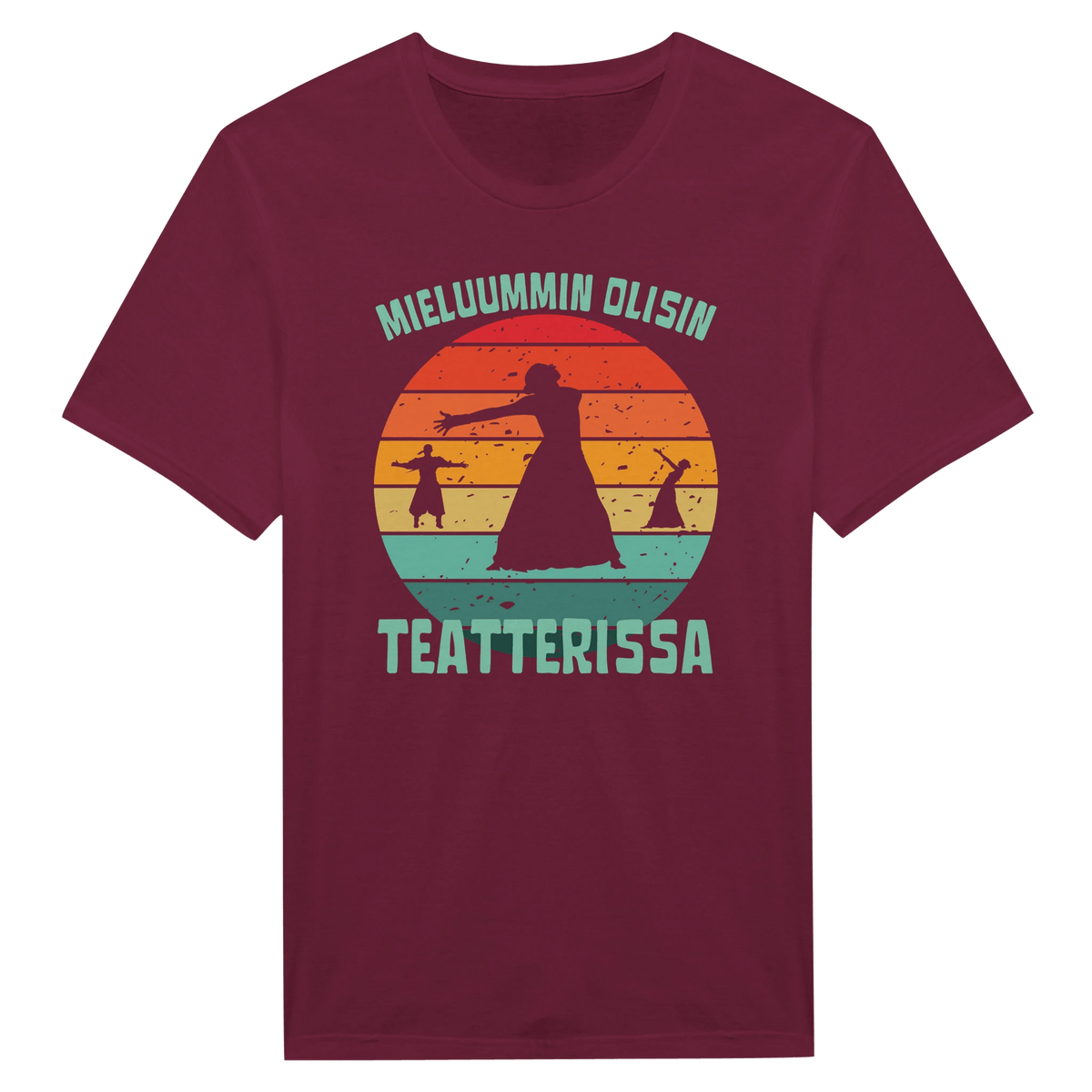 Mieluummin Olisin Teatterissa v.2 - Miesten T - paita - Mun Paita