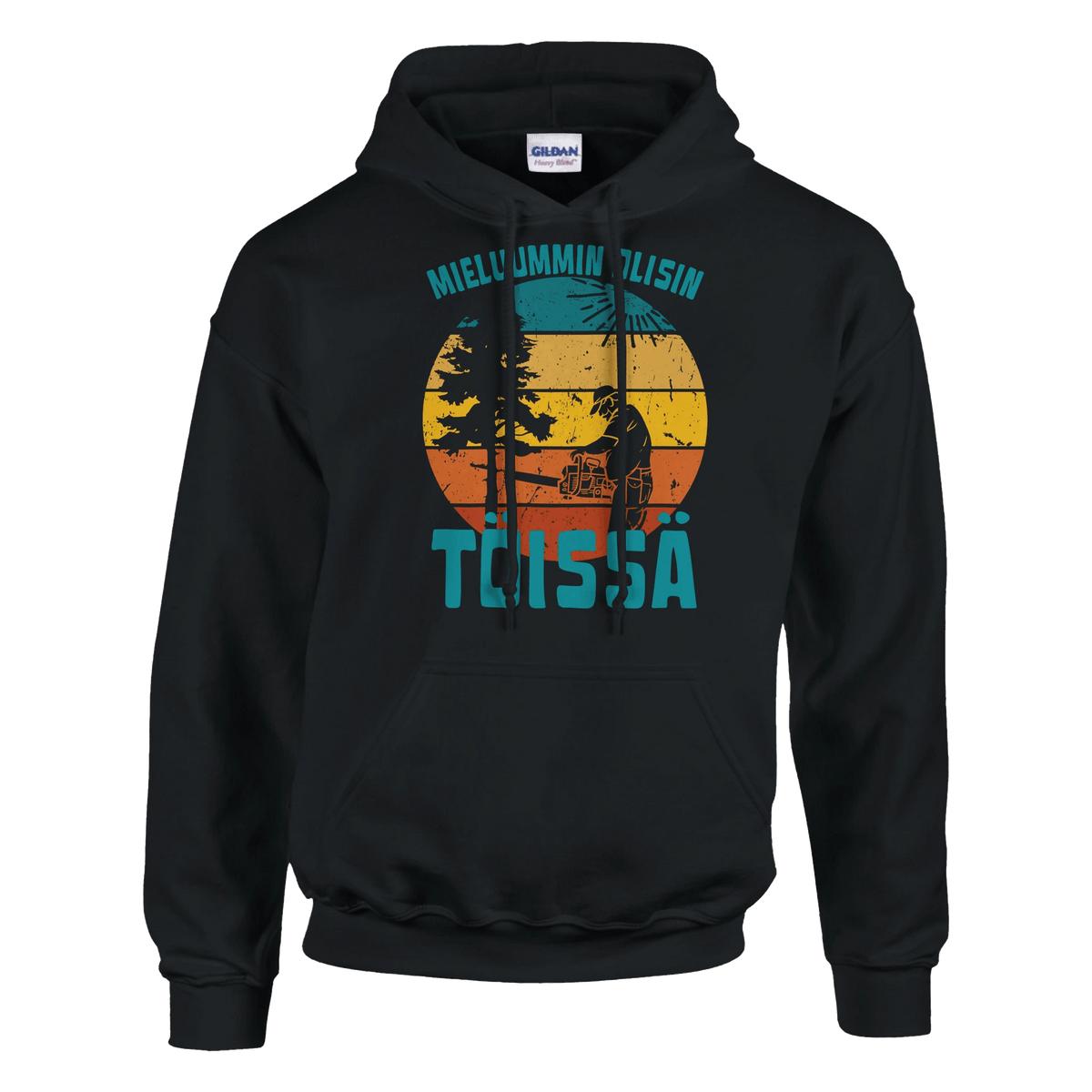 Mieluummin Olisin Töissä (Metsuri) - Huppari - Mun Paita
