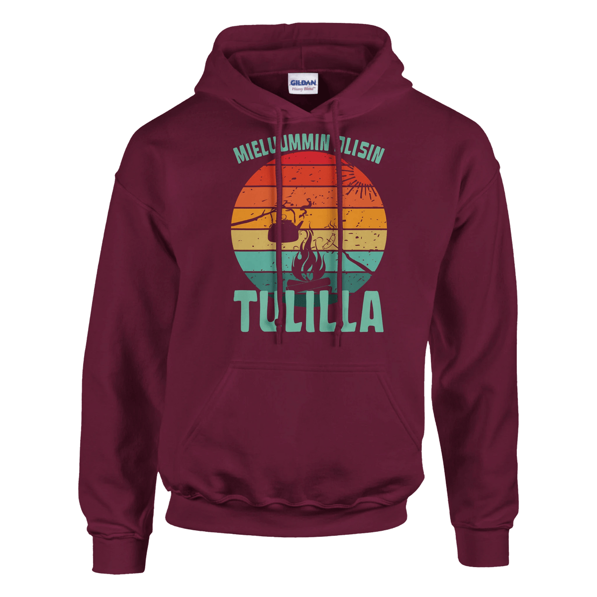 Mieluummin Olisin Tulilla v.2 - Huppari - Mun Paita