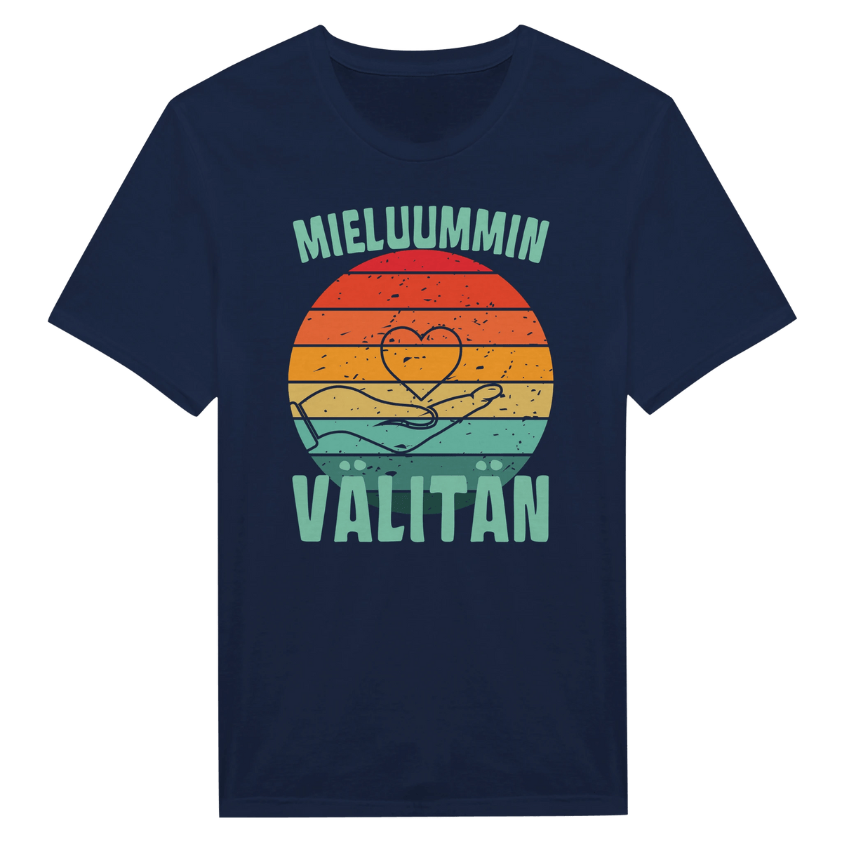 Mieluummin Välitän - Miesten T - paita - Mun Paita