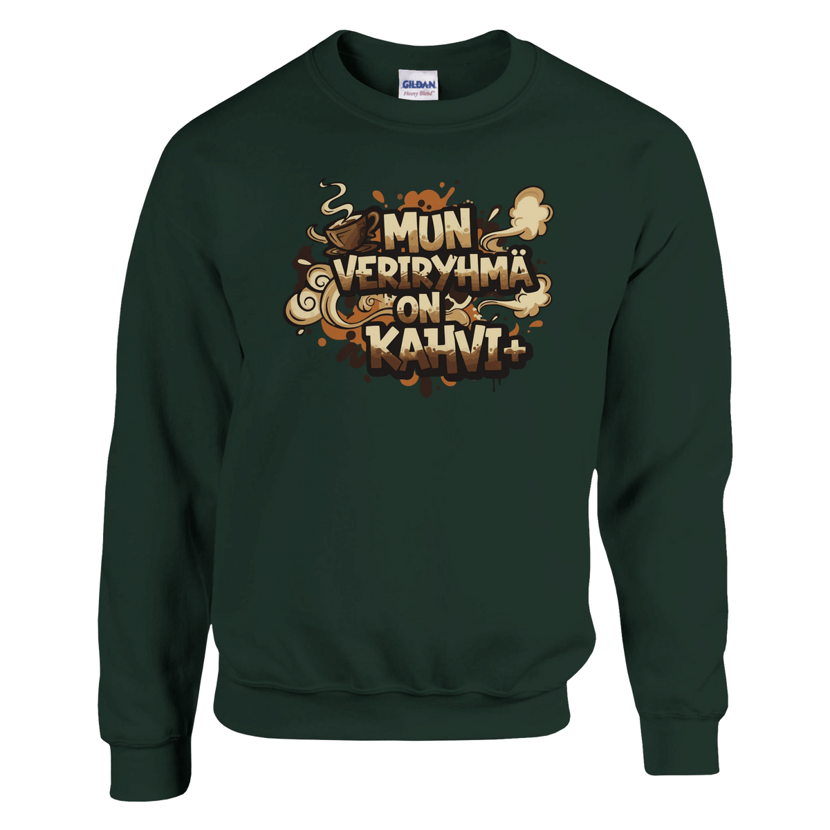 Mun Veriryhmä On Kahvi - Collegepaita - Mun Paita