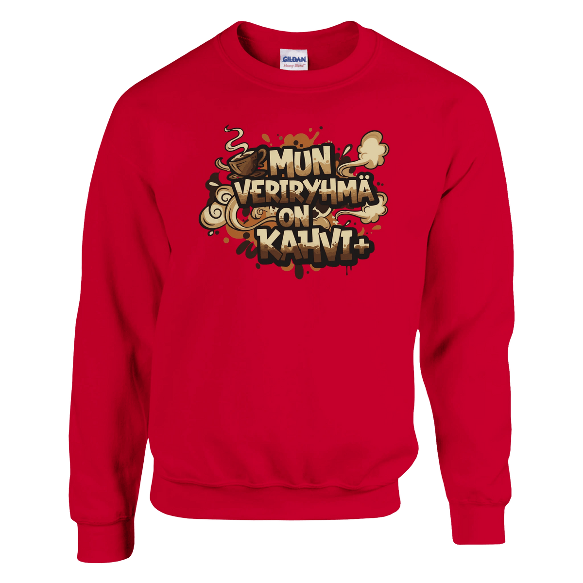 Mun Veriryhmä On Kahvi - Collegepaita - Mun Paita