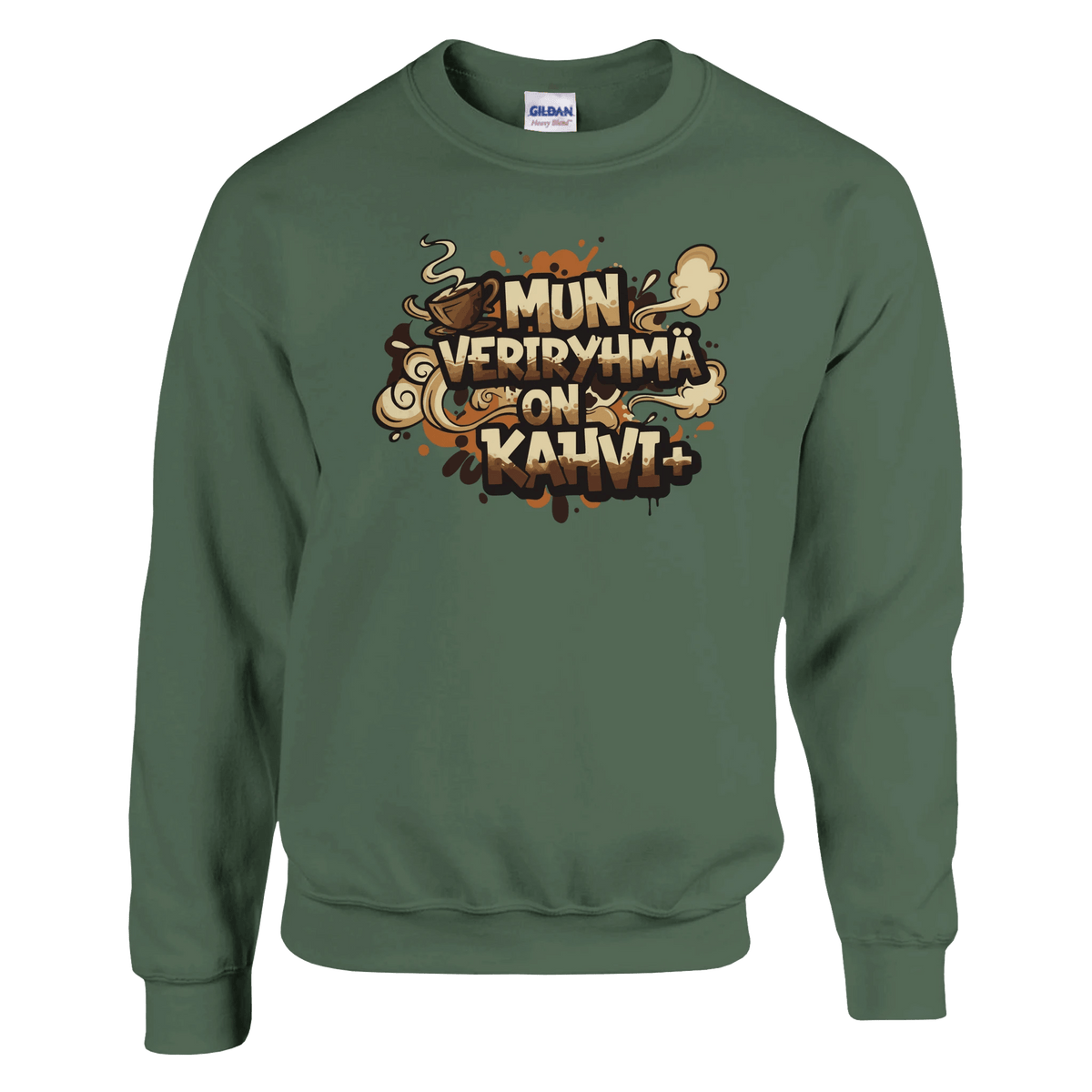 Mun Veriryhmä On Kahvi - Collegepaita - Mun Paita