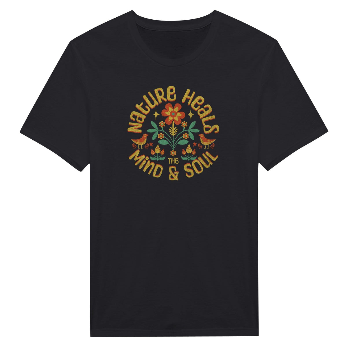 Nature Heals Mind & Soul - Miesten T - paita - Mun Paita