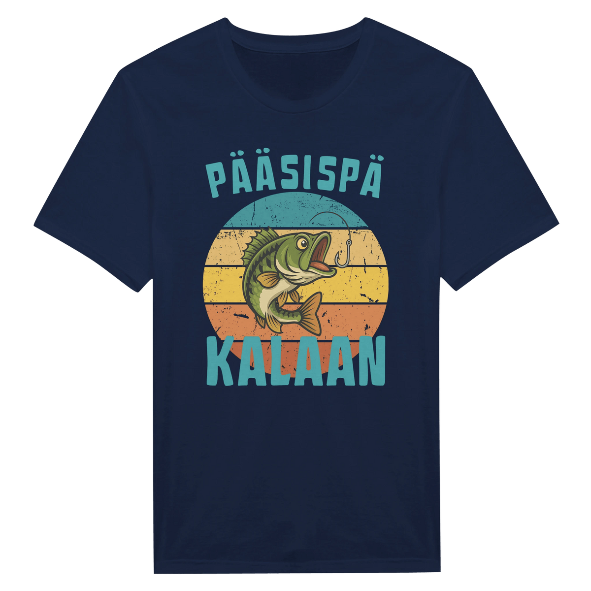Pääsispä Kalaan | Ahven - Miesten T - paita - Mun Paita