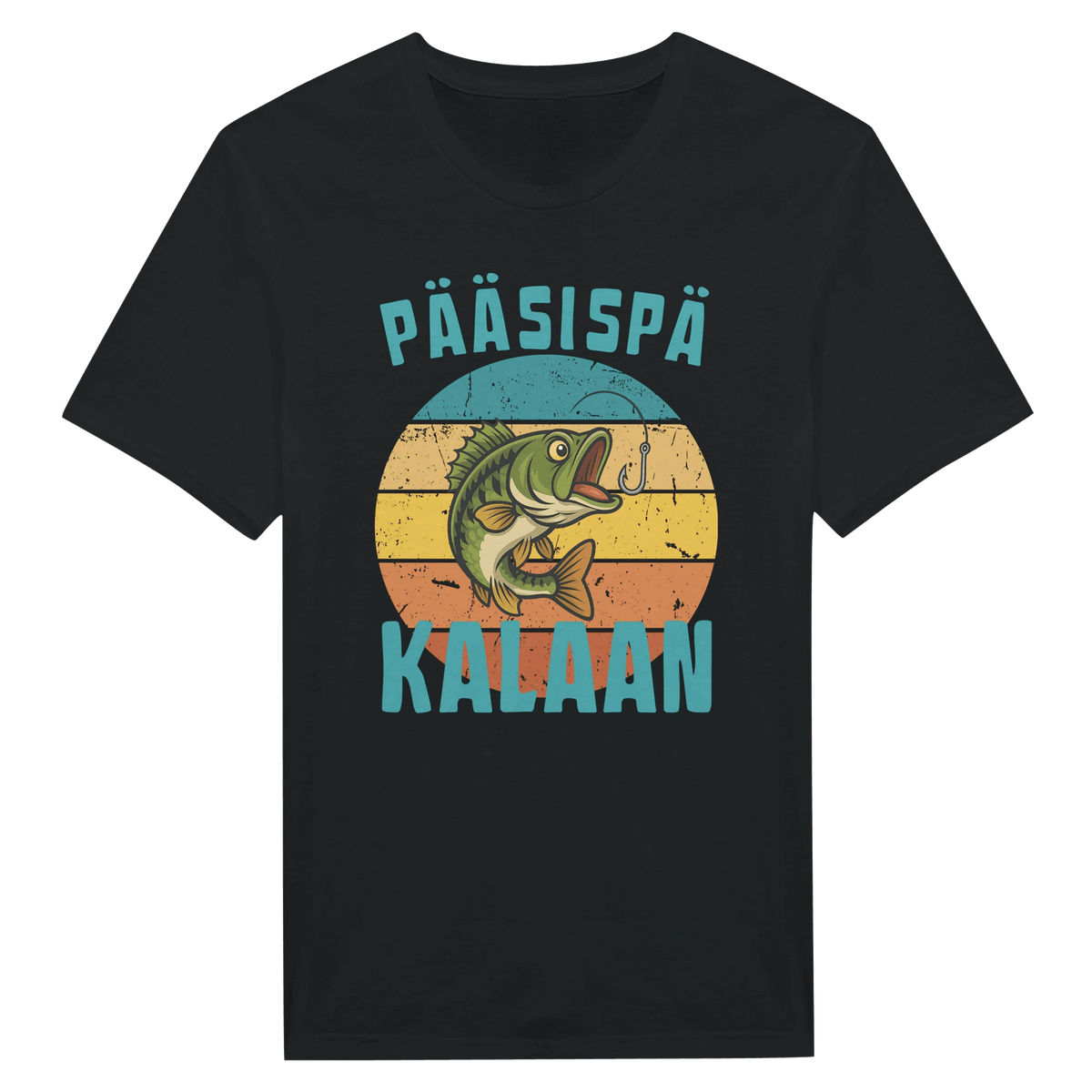 Pääsispä Kalaan | Ahven - Miesten T - paita - Mun Paita