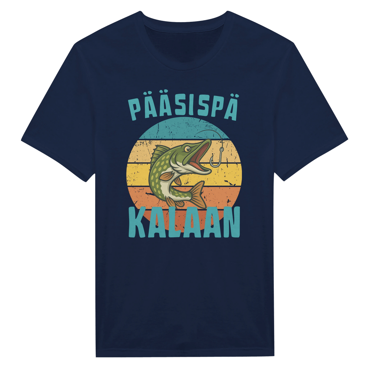 Pääsispä Kalaan | Hauki - Miesten T - paita - Mun Paita