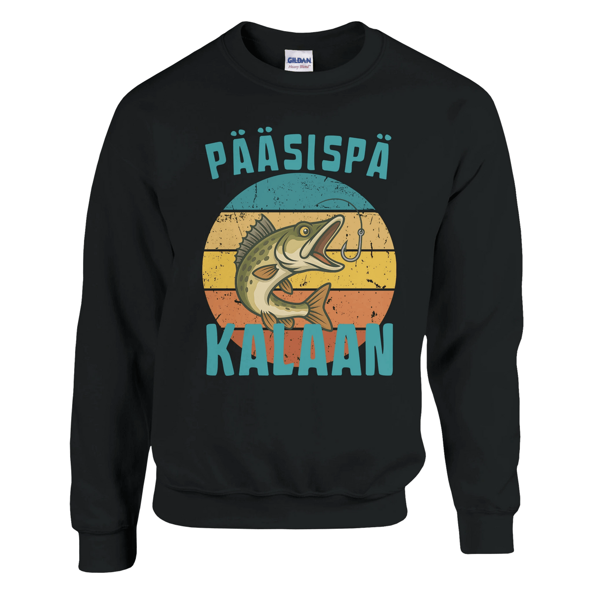 Pääsispä Kalaan | Kuha - Collegepaita - Mun Paita