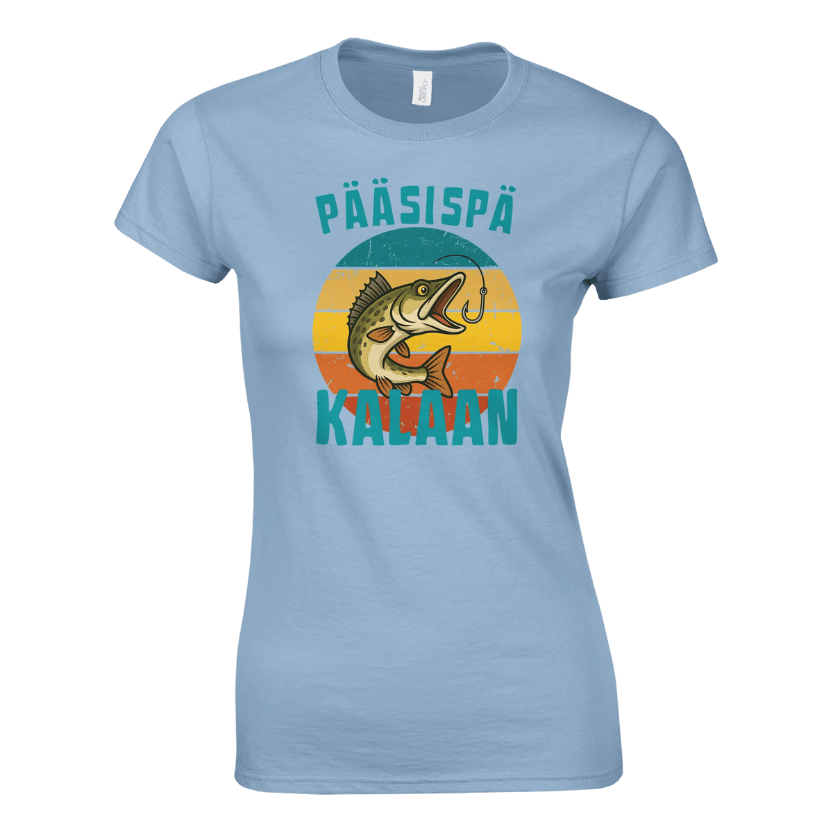 Pääsispä Kalaan | Kuha - Naisten T - paita - Mun Paita