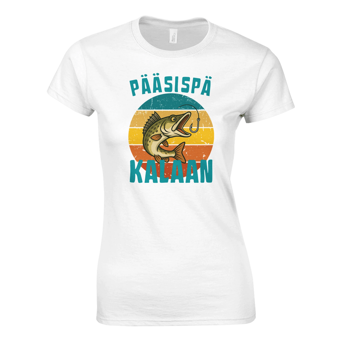 Pääsispä Kalaan | Kuha - Naisten T - paita - Mun Paita