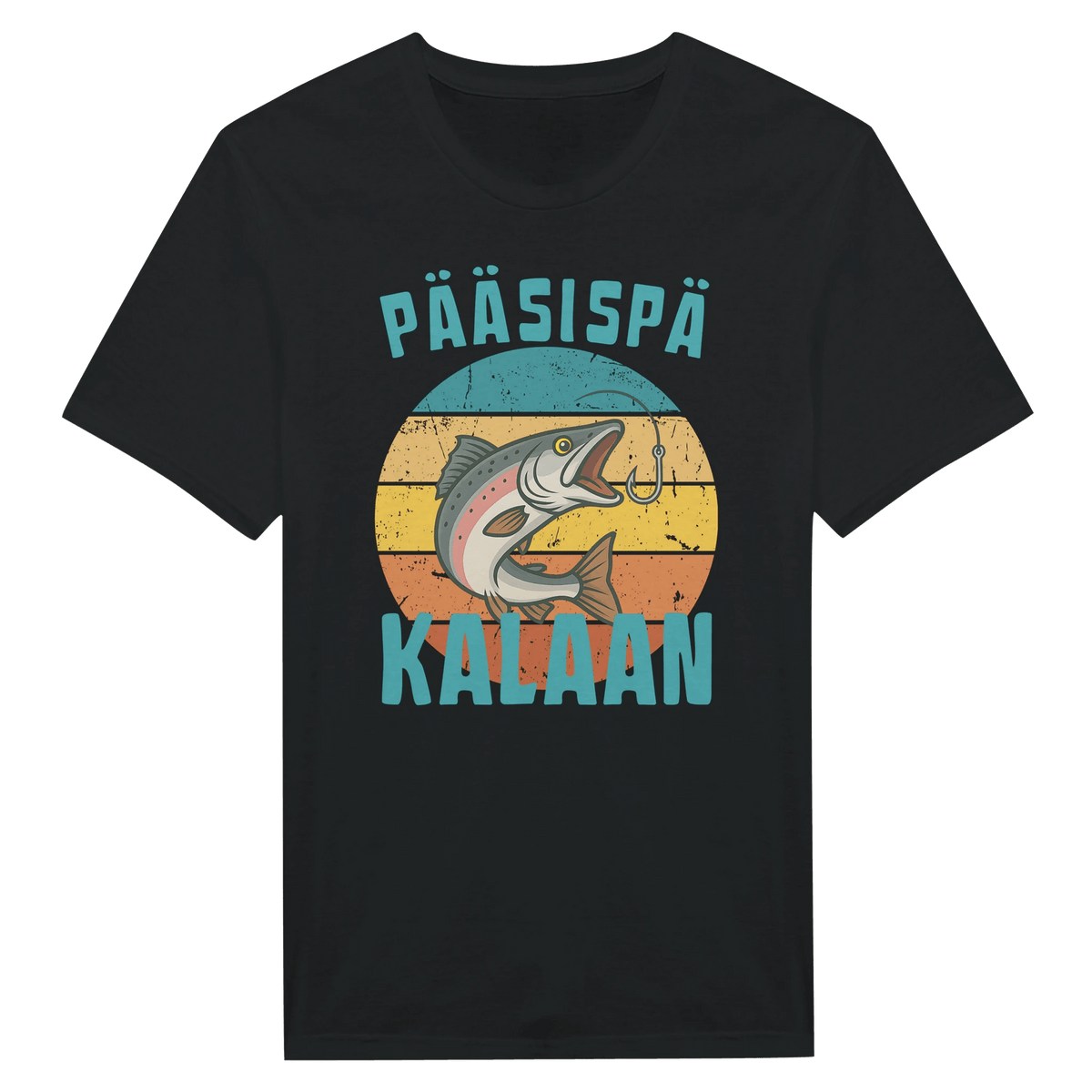 Pääsispä Kalaan | Lohi - Miesten T - paita - Mun Paita