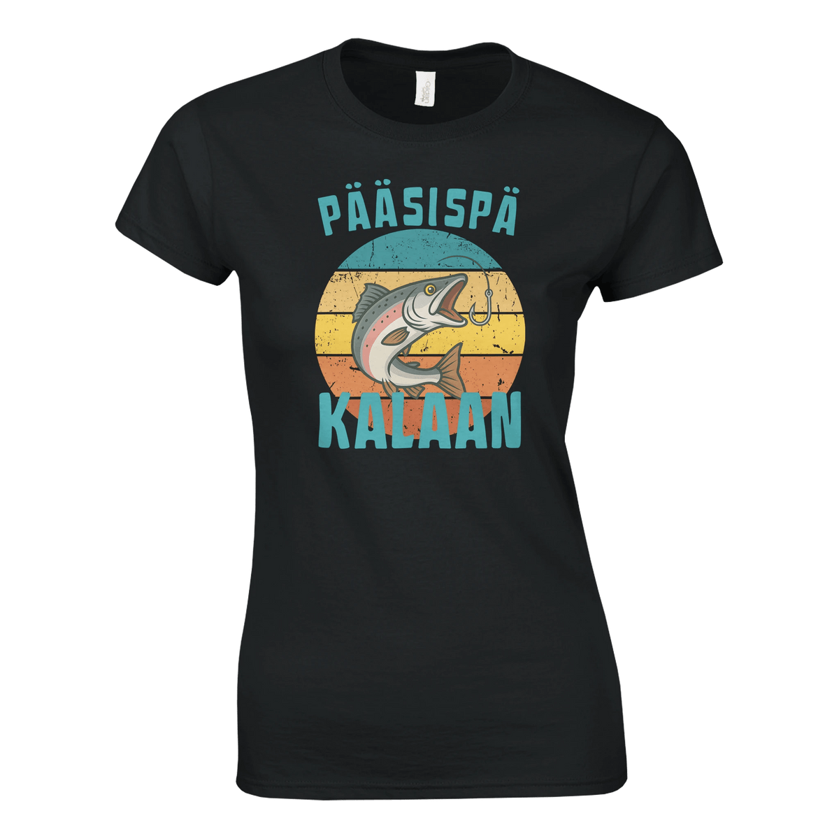Pääsispä Kalaan | Lohi - Naisten T - paita - Mun Paita