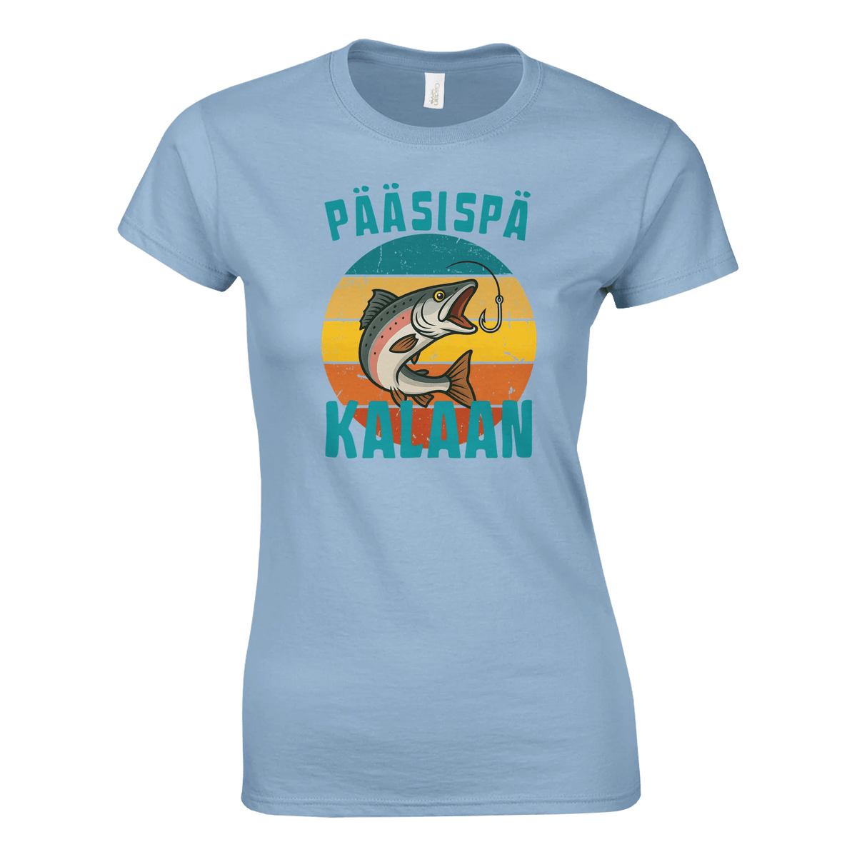Pääsispä Kalaan | Lohi - Naisten T - paita - Mun Paita
