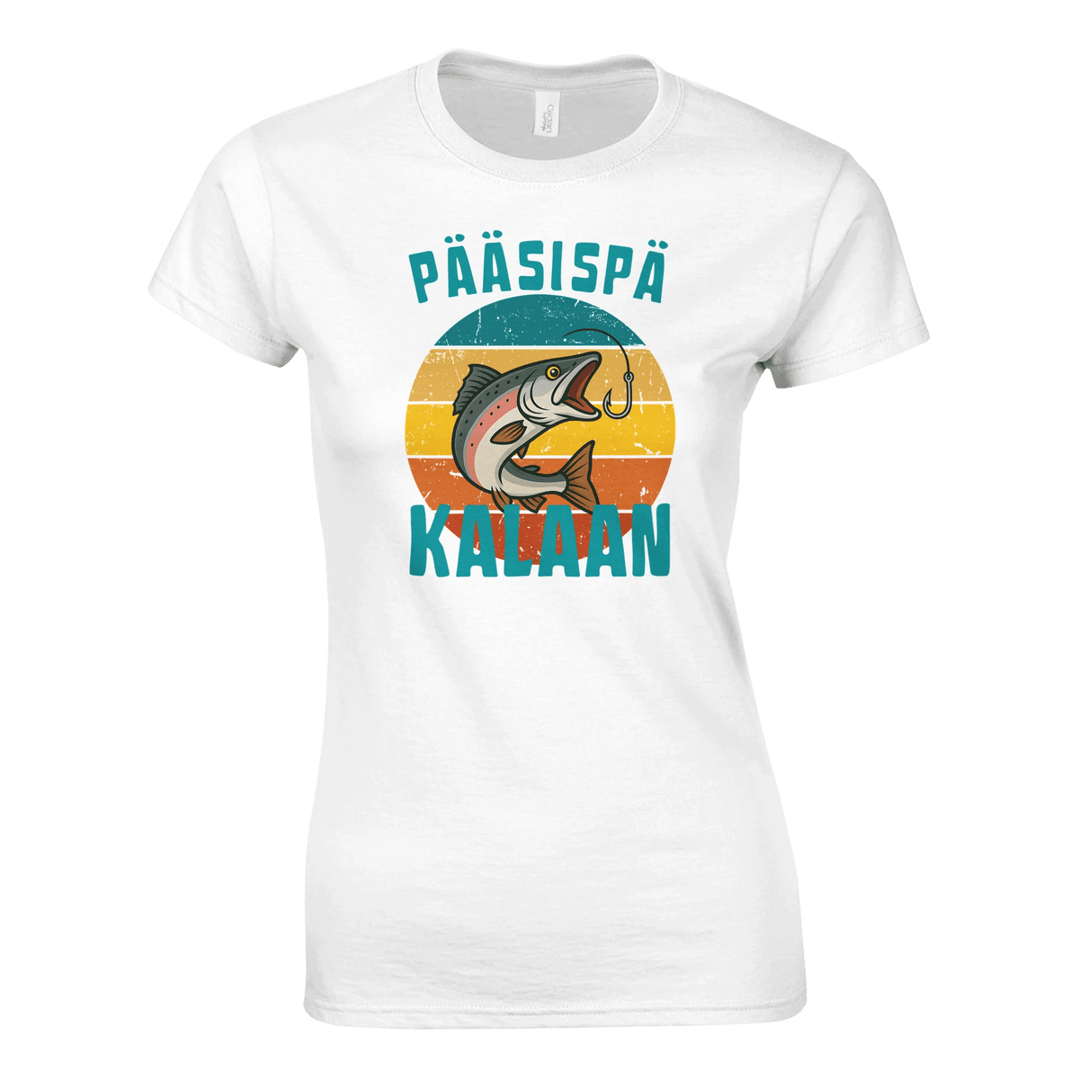 Pääsispä Kalaan | Lohi - Naisten T - paita - Mun Paita