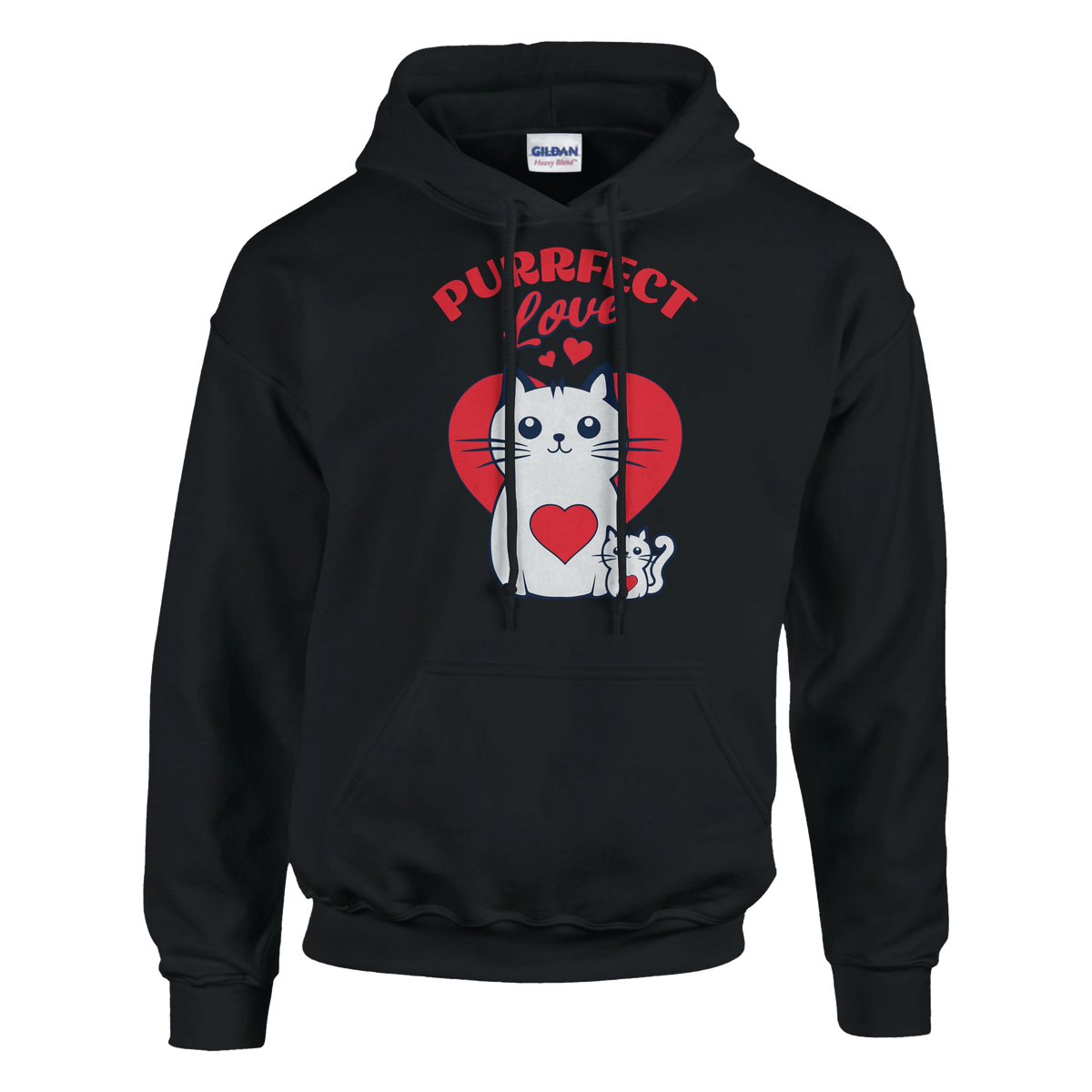 Purrfect Love Kissat - Huppari - Mun Paita