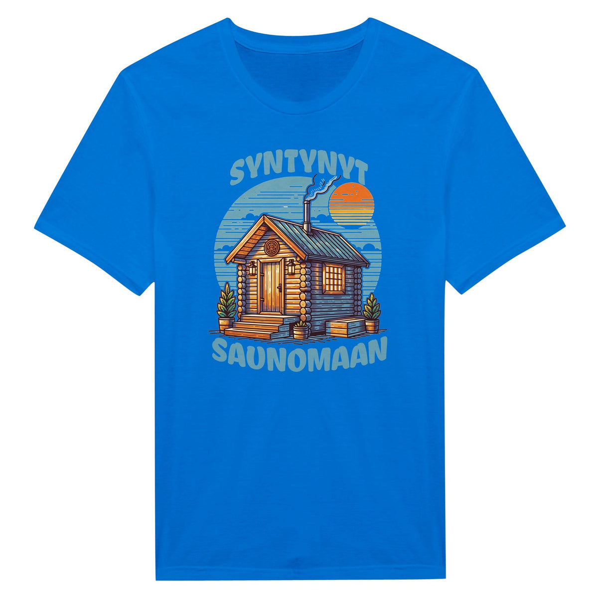 Syntynyt Saunomaan - Miesten T - paita - Mun Paita