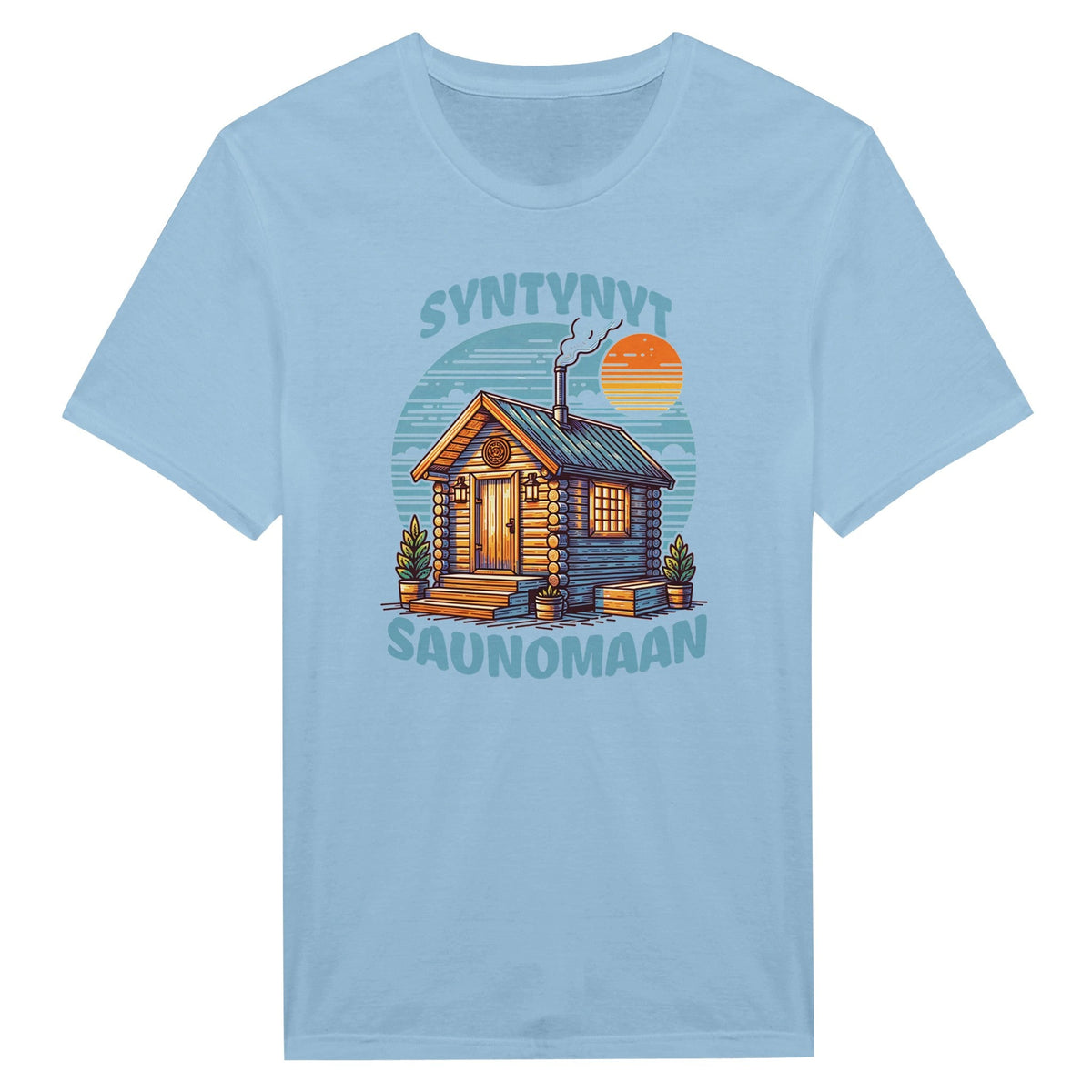 Syntynyt Saunomaan - Miesten T - paita - Mun Paita