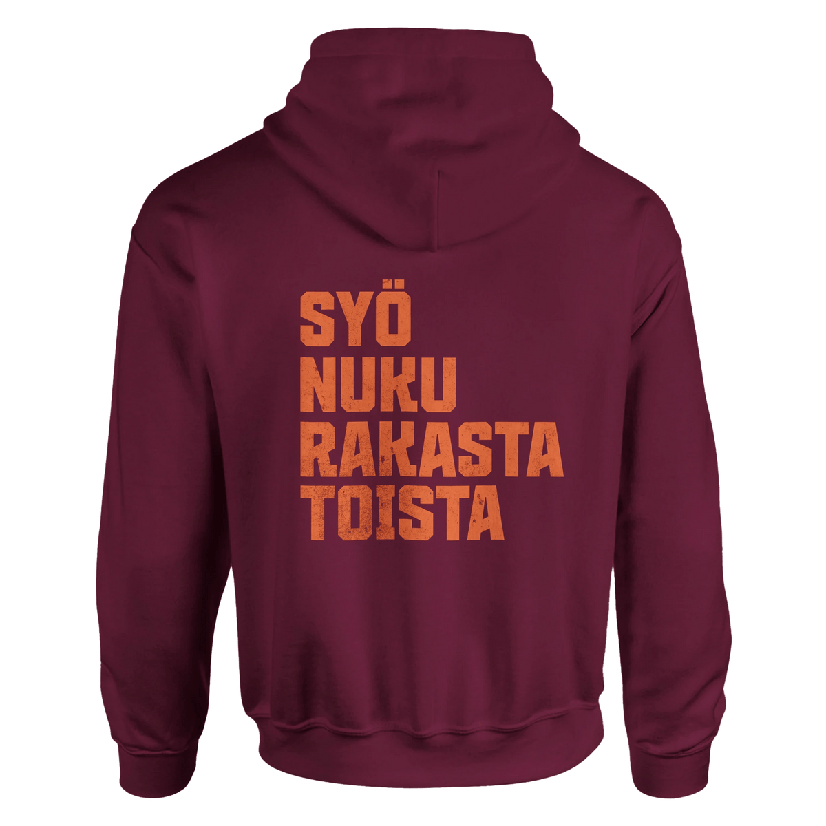 Syö, Nuku, Rakasta, Toista - Huppari (printti selässä) - Mun Paita